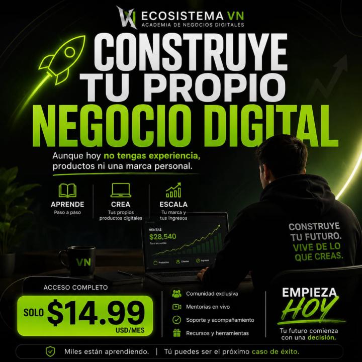 🚀 ¿Y si este fuera el año en el que construyes algo propio?