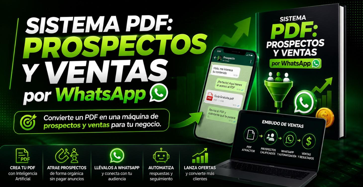 Sistema PDF: Prospectos y Ventas por WhatsApp