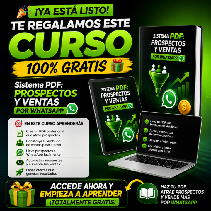 📢 ¡El curso ya está disponible! 🚀