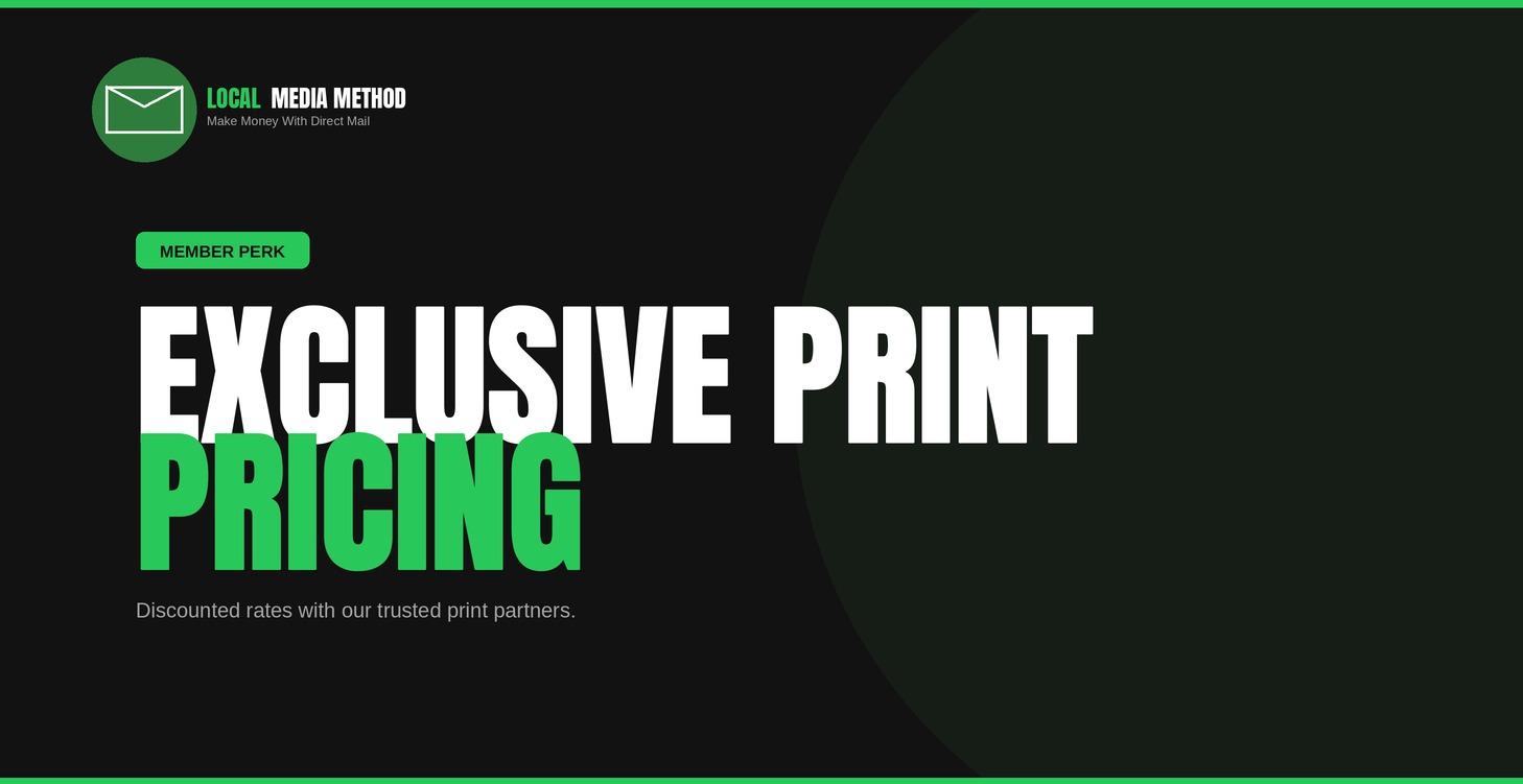 Exclusive Print Pricing