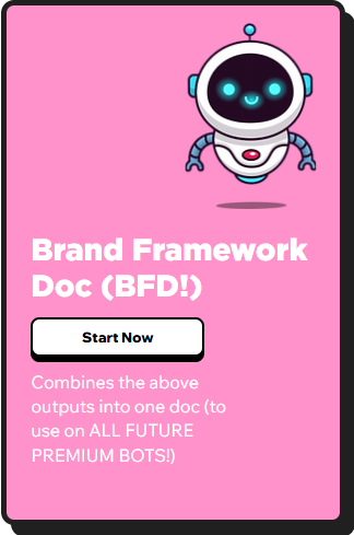 Level 2 Brand Framework Document (BFD)