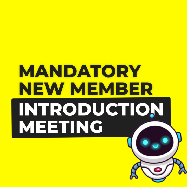 Mandatory Introduction Meeting Today at 2pm EST for ALL NEW MEMBERS