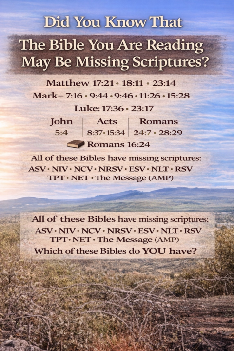 Missing Scriptures
