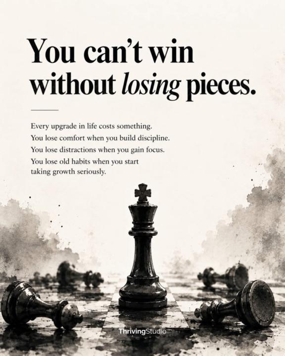 You can’t win without losing pieces 
