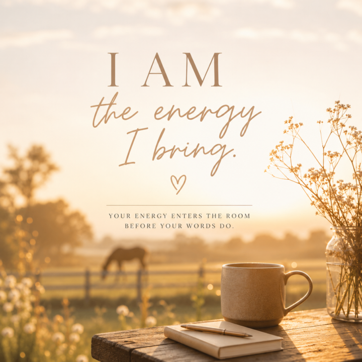  I AM THE ENERGY I BRING 🌞