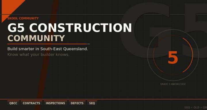 G5 Construction Community
