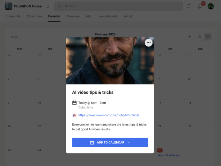 Live AI community session today in 90mins.