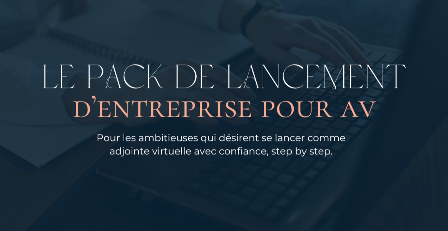 Ton pack de lancement d'entreprise pour AV