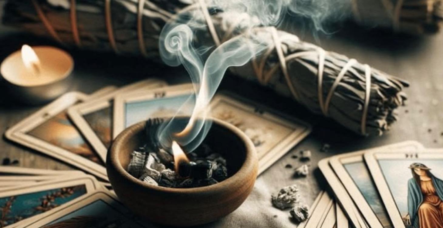 Tarot with Poppy: "Going inward for guidance."