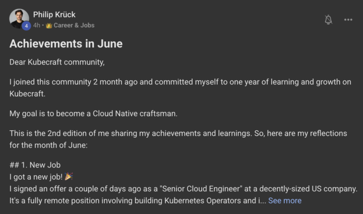 Philip Landed a Senior Cloud Job in just 2 Months 👑