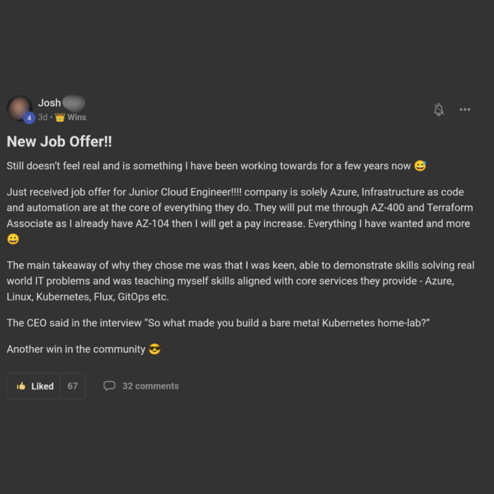 From IT Support to Junior Cloud Engineer in 3 months