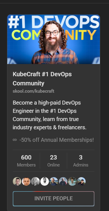 🚀 KubeCraft just hit 600 Members! -- WOW