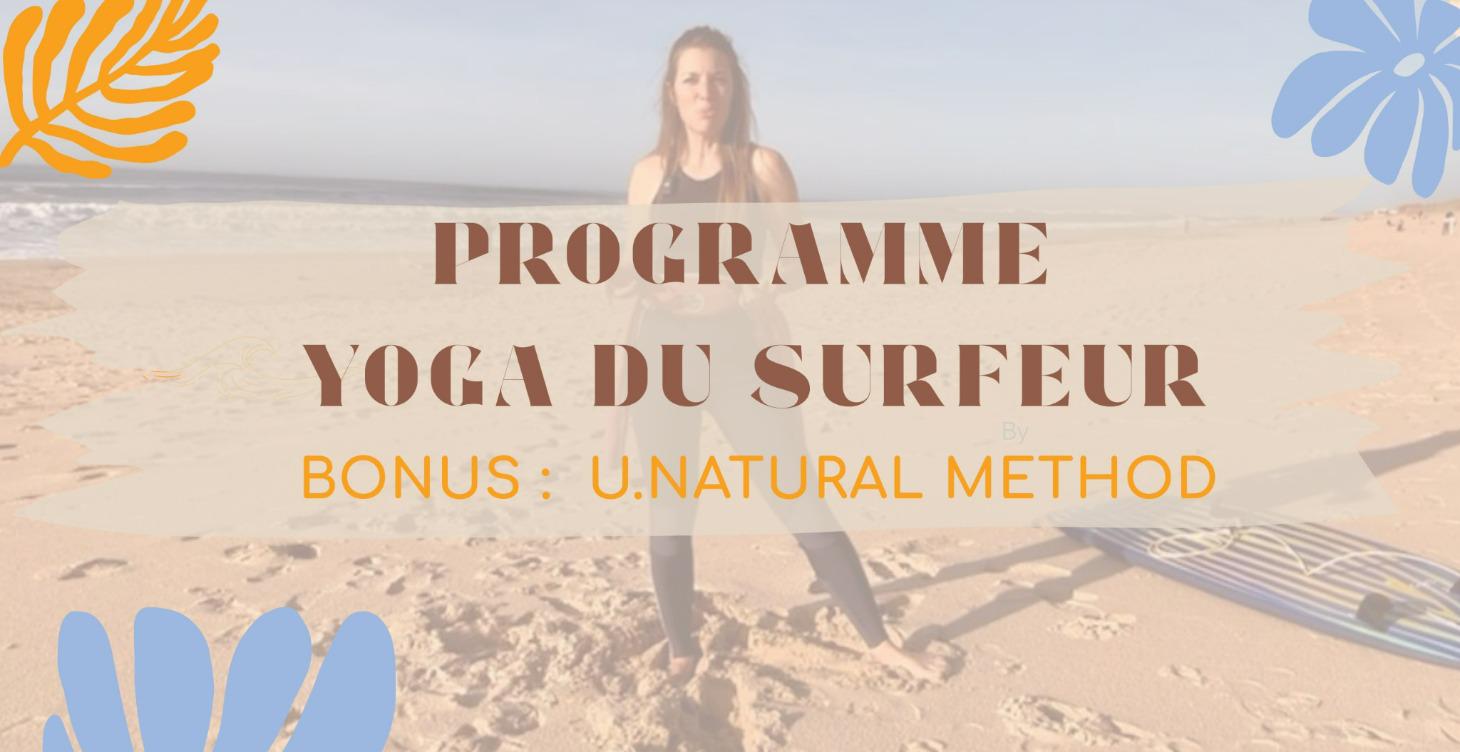 Programme yoga du Surfeur +Bonus U. Natural Method