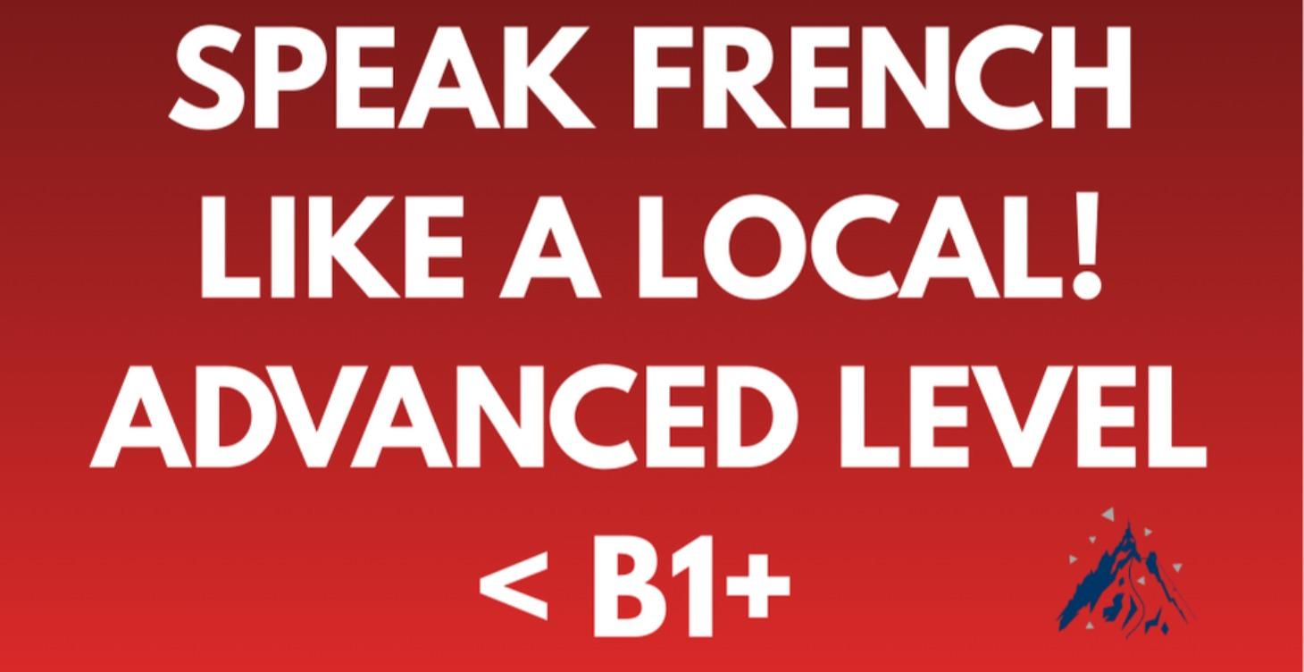SLL advanced level - Speak like a Local