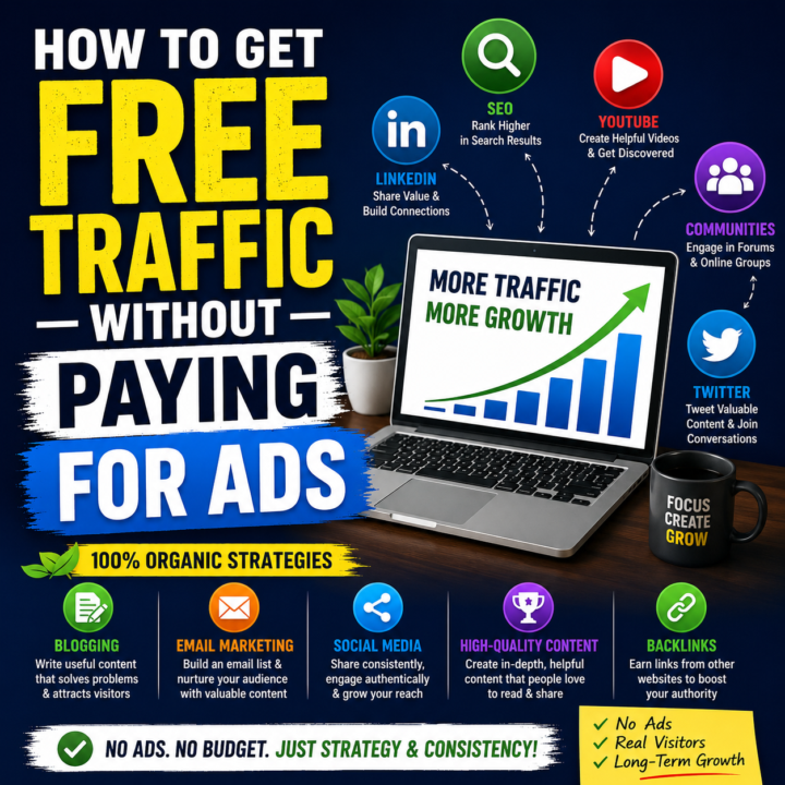 How Do I Get Free Traffic Without Paying For Ads