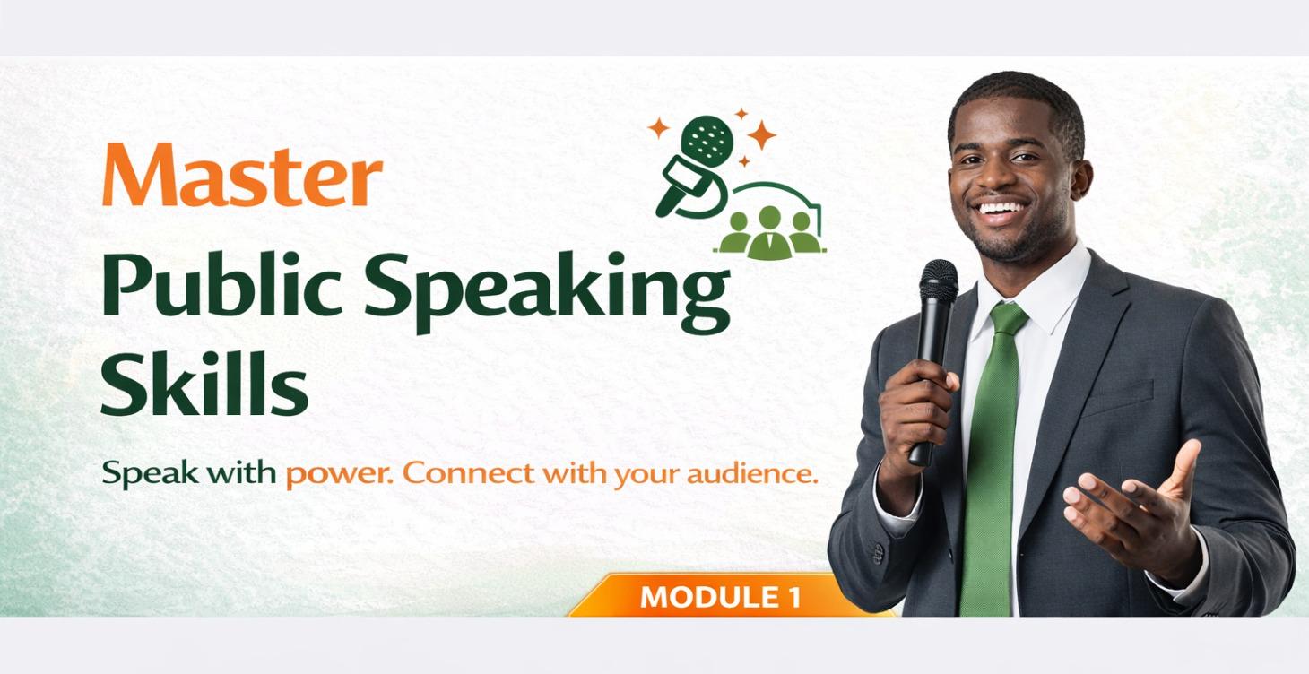 Master Public Speaking Skills.