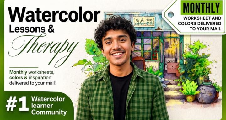 Watercolor Café Club