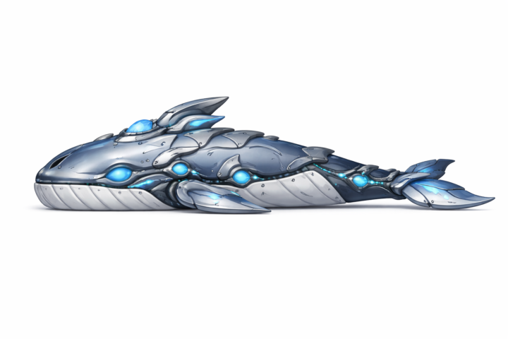 Steel Type Whale Pokemon Prompt from Today's Video