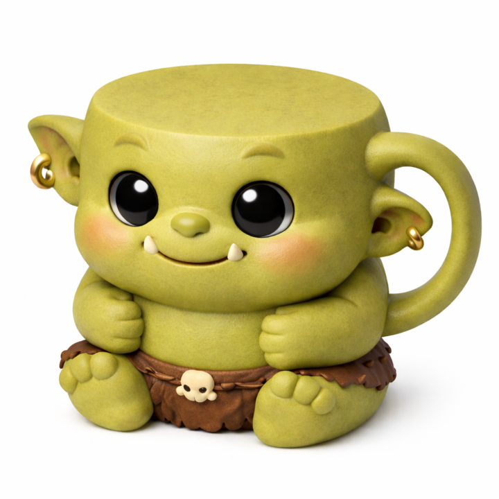Ogre Ice Cream Pint Mug Prompt from today's video