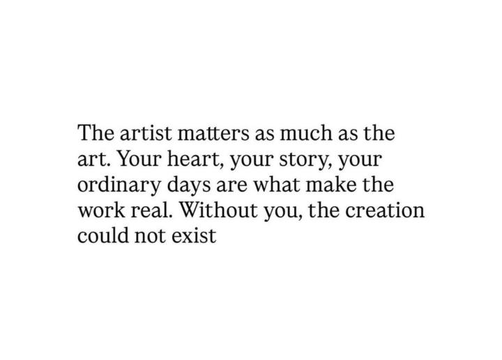 You matter as an Artist 