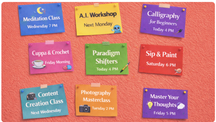 🎨✨ Creative Hearts — What’s On Your Calendar? ✨🎨