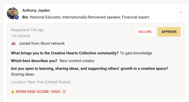 To grant access or not?