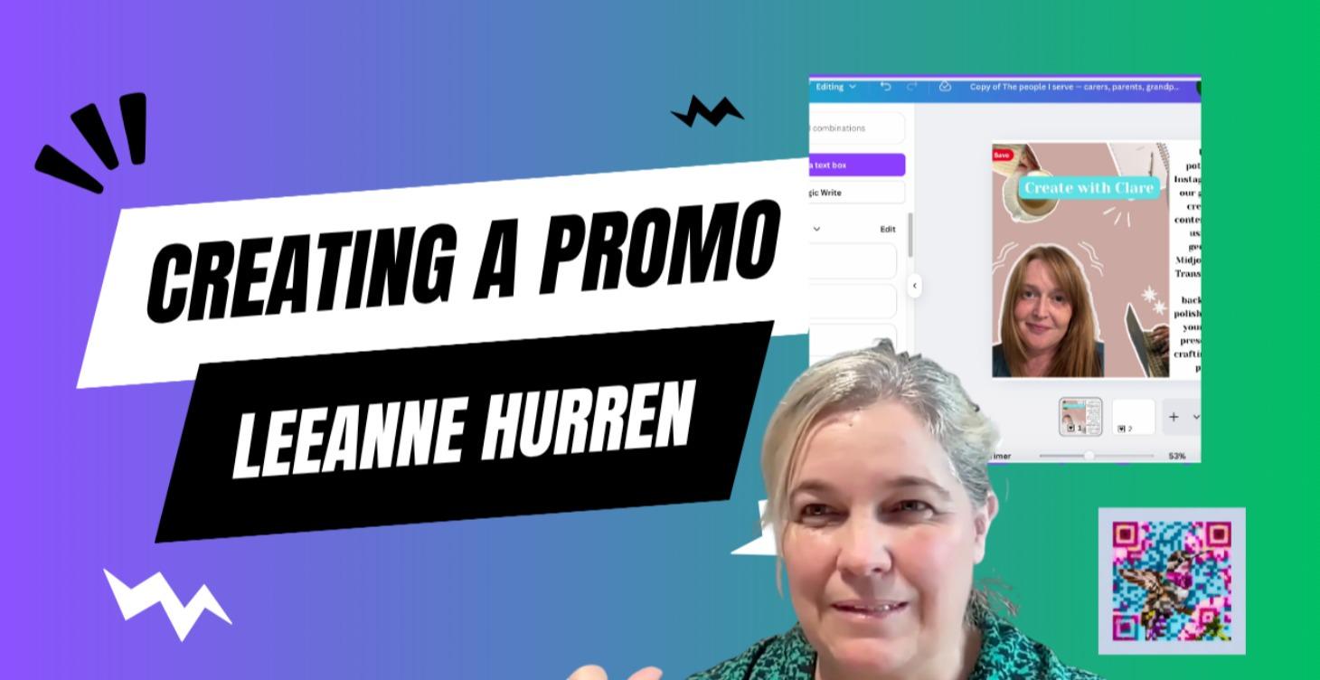 How to create A Promotional image  with Canva