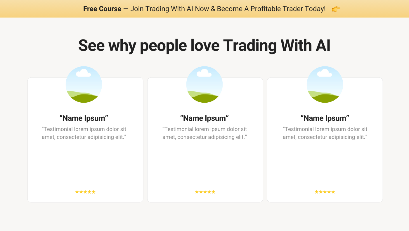 Trading With AI