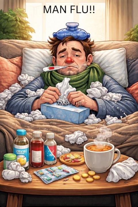 MAN FLU – The Scourge Of Society!!