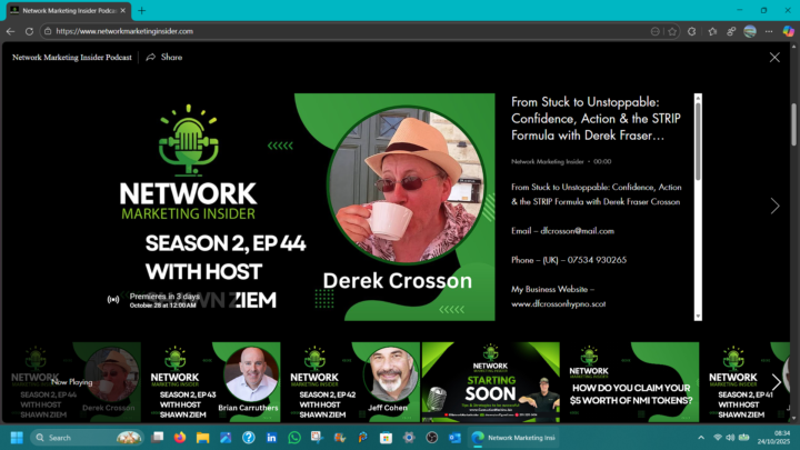 Catch me on the Network Insider Podcast With Shawn Ziem