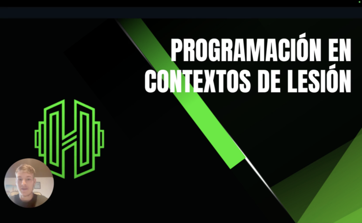 🆕 Nueva clase: Programación del entrenamiento en contexto de lesiones 🩹