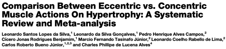 🧪 PAPER REVIEW: Eccéntricas vs Concéntricas para HIPERTROFIA