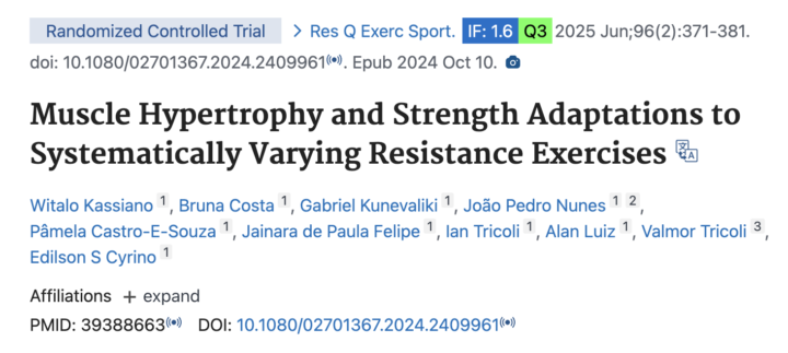 🧪 PAPER REVIEW: Variar ejercicios, ¿te pone más fuerte?