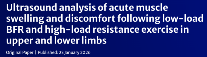 🆕 Nuevo estudio: 🩸💪 ¿BFR “light” funciona?