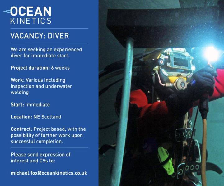 Air Diver Ocean Kinetics Scotland 