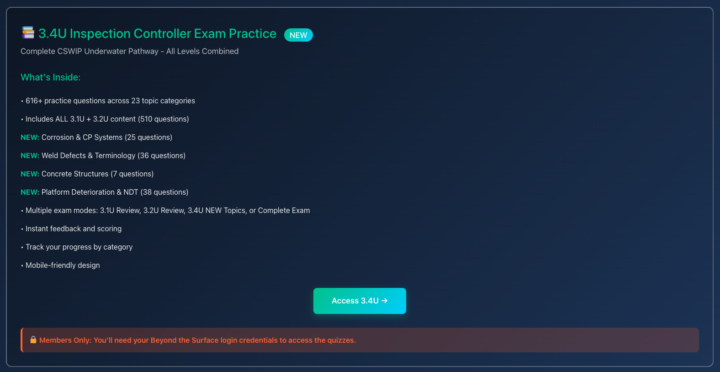 🎉 3.4U Inspection Controller Exam Prep - NOW LIVE!