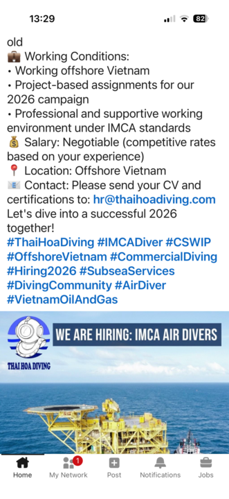 Air Divers wanted!!! 