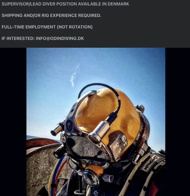 Danish Divers one for you.