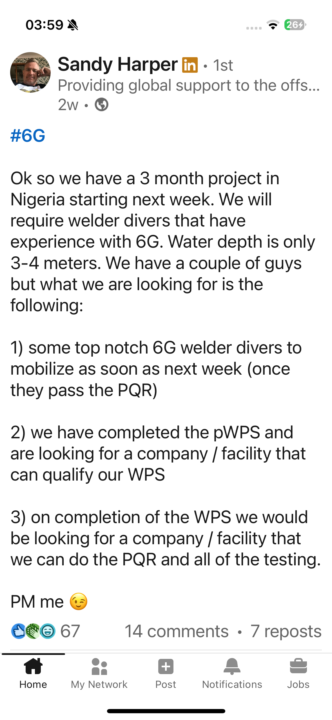 Diver Welders