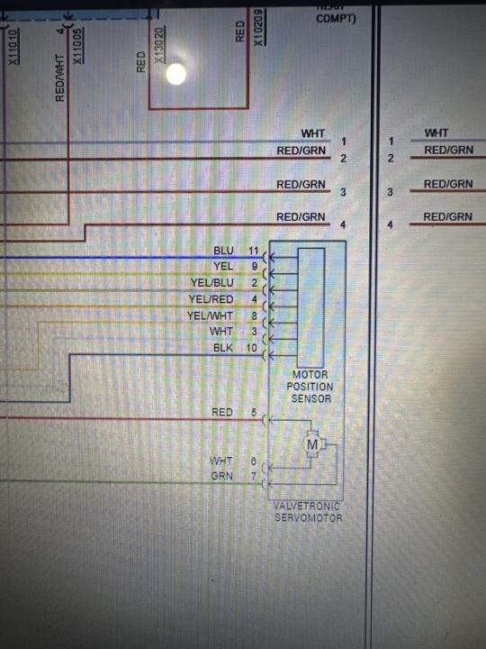 Valvetronic servomotor for BMW 335i