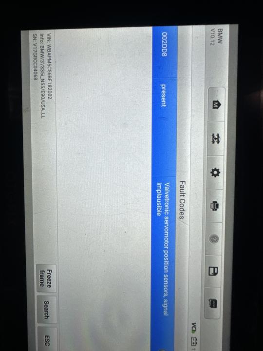 2011 BMW 335i code 2DD8 