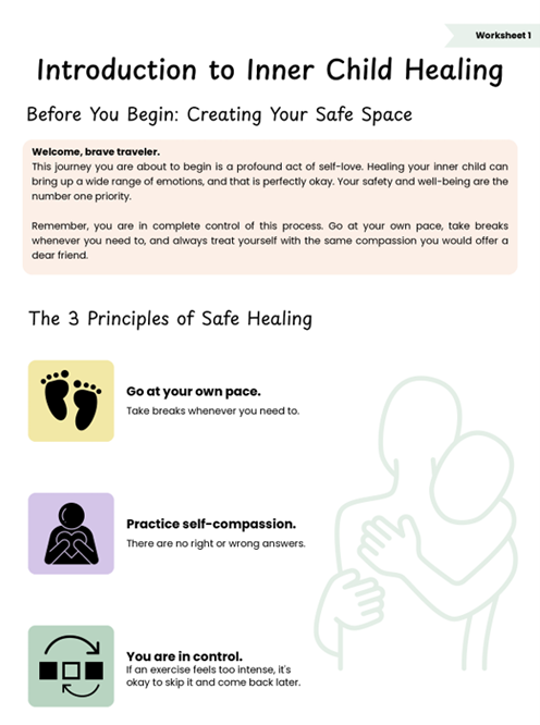 New Workbook Added to the Classroom: Inner Child Healing