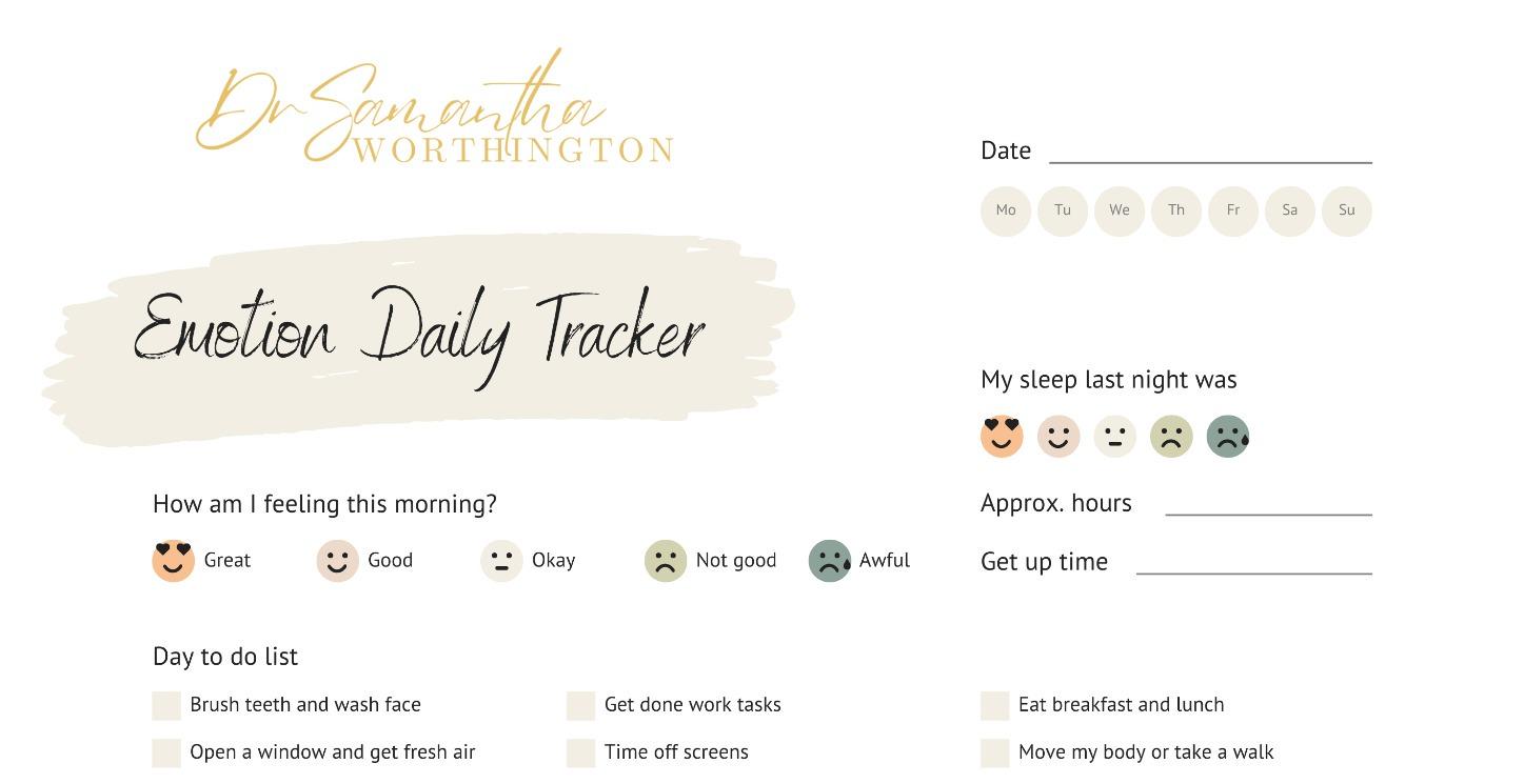 Template: Emotion Daily Tracker