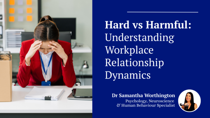 New Article in the Classroom - Hard vs Harmful: Understanding Workplace Relationship Dynamics