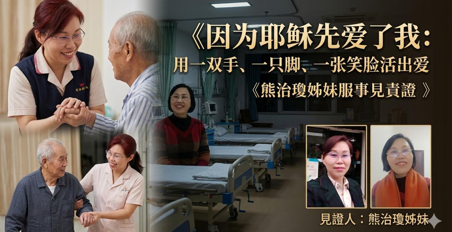 康养见证001 超自然得神迹带出的影响力 --熊之治琼姊妹的服侍见证