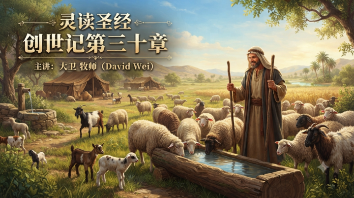 灵读圣经创世记第三十章 | 羊的门神学院研习课程 | Rev.David 