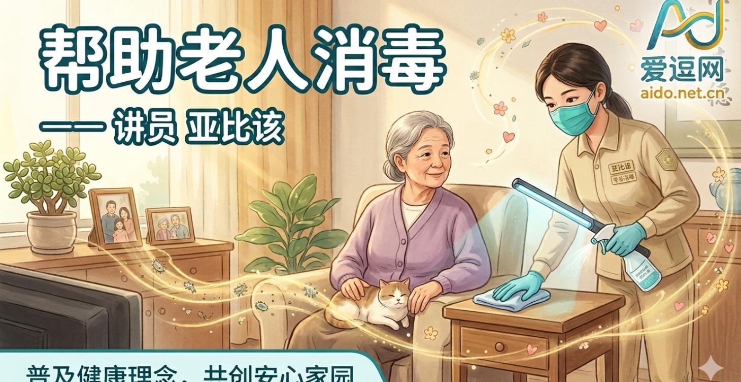 爱逗专业护理课 004 《帮助老人消毒》讲员 亚比该 老师
