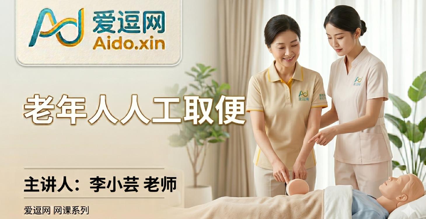 老年照护实操训练《老年人工取便》讲员：李小芸（亚比该）老师