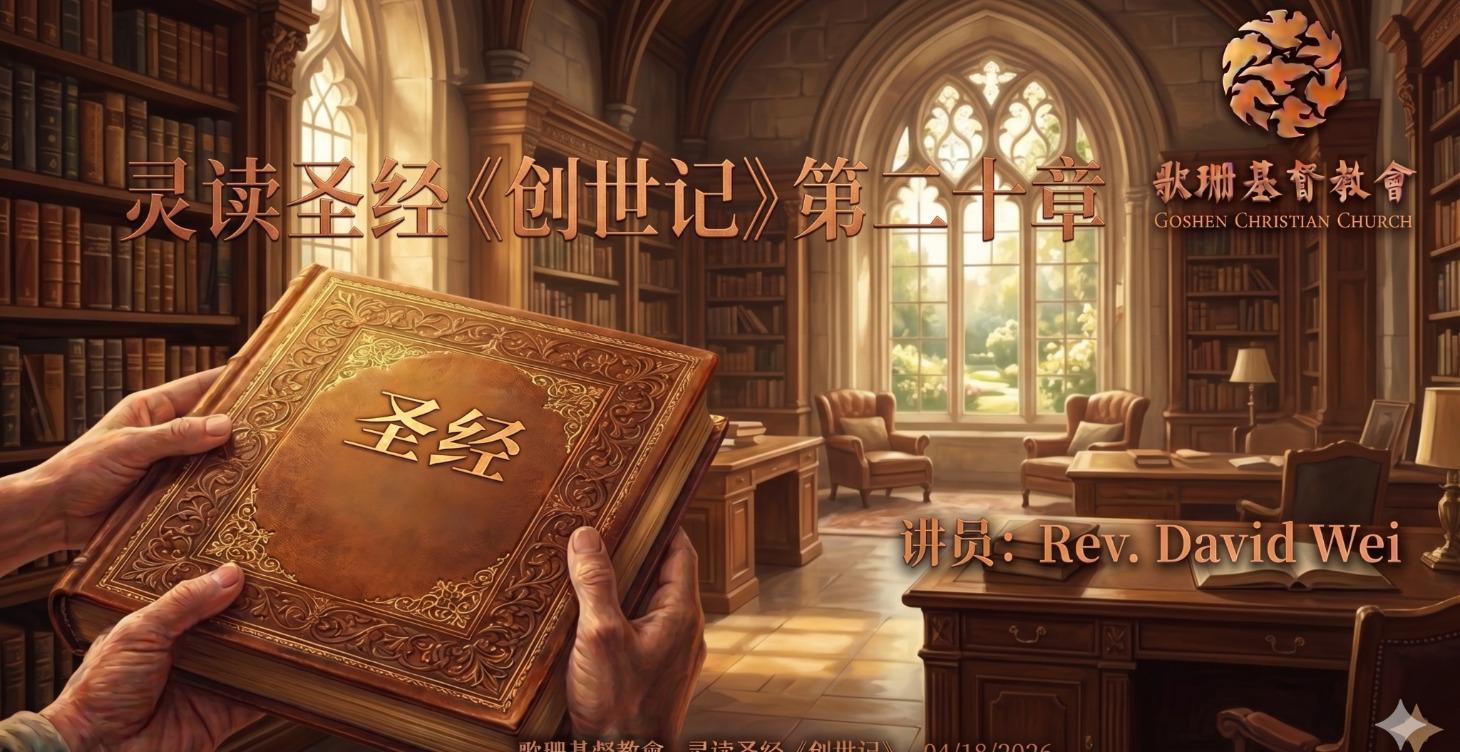 灵读圣经《创世记》第二十章 | Rev.David Wei | 在圣灵里读经  在启示中寻求