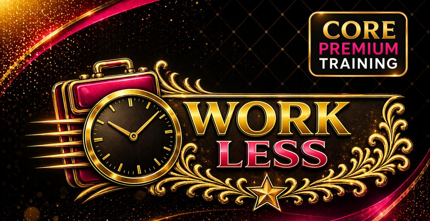 WORK LESS (COMING SOON)